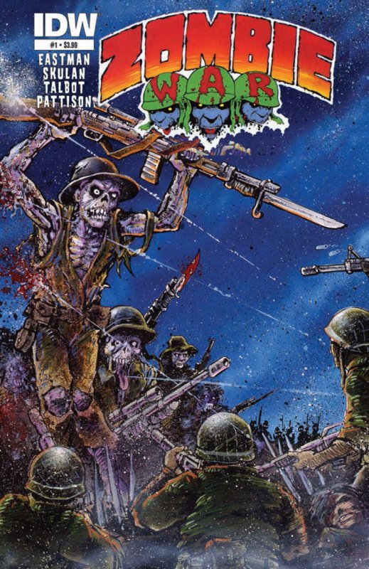 Zombie War #1 (IDW Publishing, 2013), raw comic book in VF/NM condition — front cover