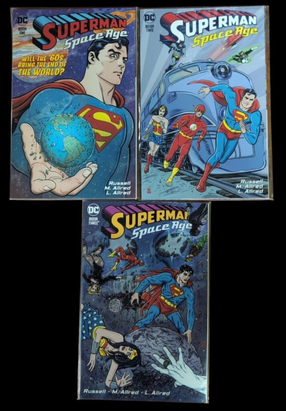Superman Space Age #1 (DC Comics, 2022), raw comic book in VF/NM condition — front cover