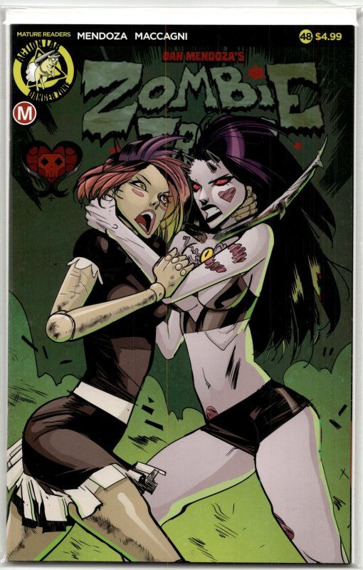Zombie Tramp #48 (Action Lab Entertainment, 2018), raw, ungraded comic book — front cover