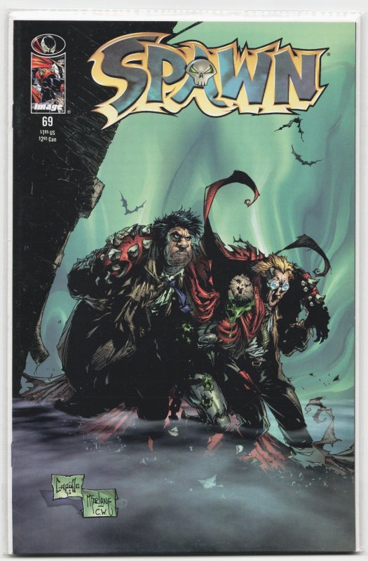 Spawn #69 (Image Comics, 1998), raw, ungraded comic book — front cover