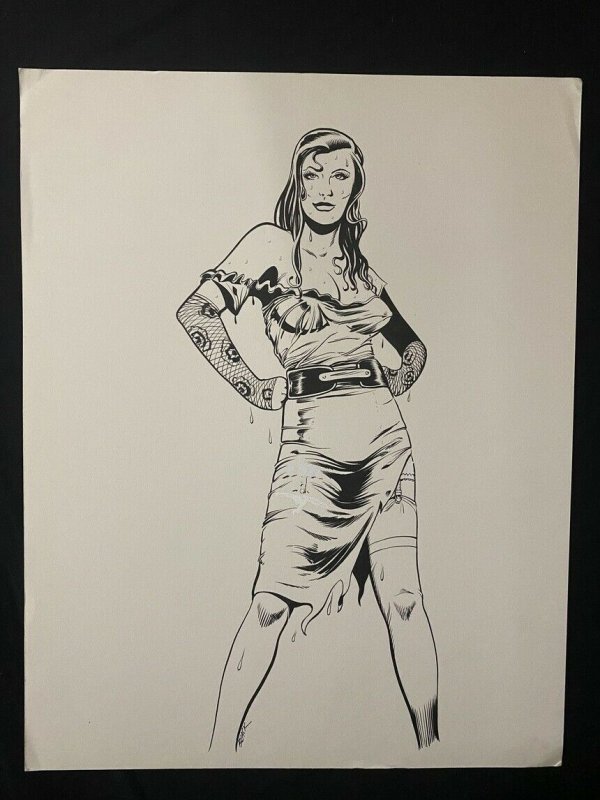 Senorita Rio Original Pin Up by Bill Black- GGA, raw, ungraded comic book — front cover