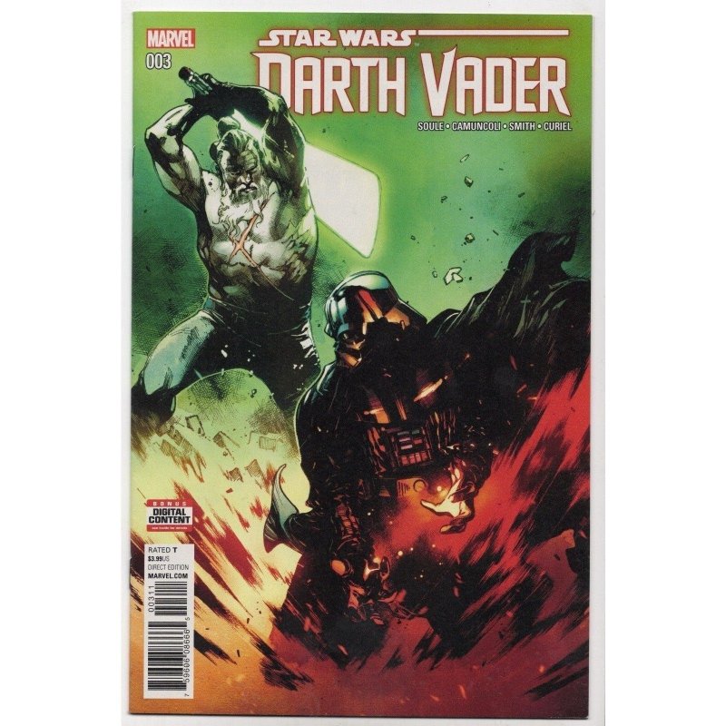 Darth Vader #3 (Marvel Comics, 2017), raw comic book in NM+ 9.6 condition — front cover
