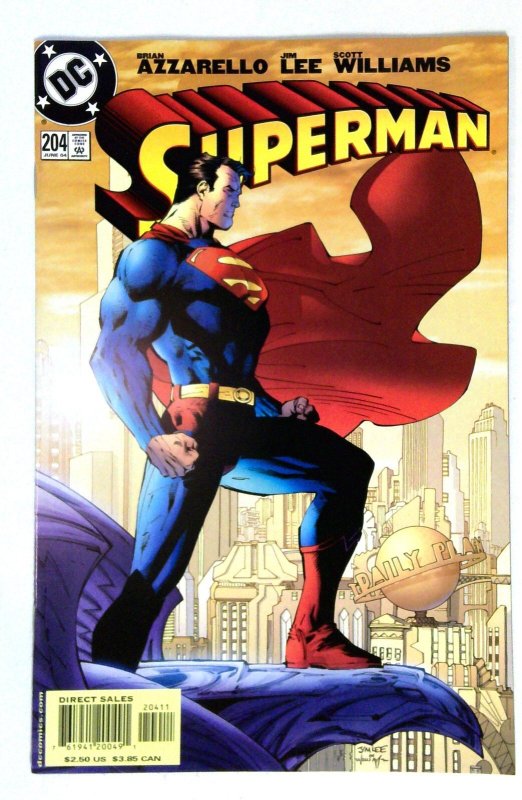 Superman #204 (DC Comics, 2004), raw comic book in NM- condition — front cover