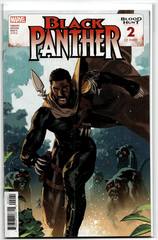 Black Panther: Blood Hunt #2 (Marvel Comics, 2024), raw, ungraded comic book — front cover