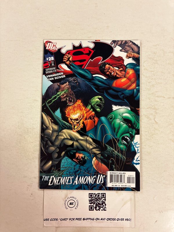 Superman Batman #28 (DC Comics), raw comic book in NM condition — front cover