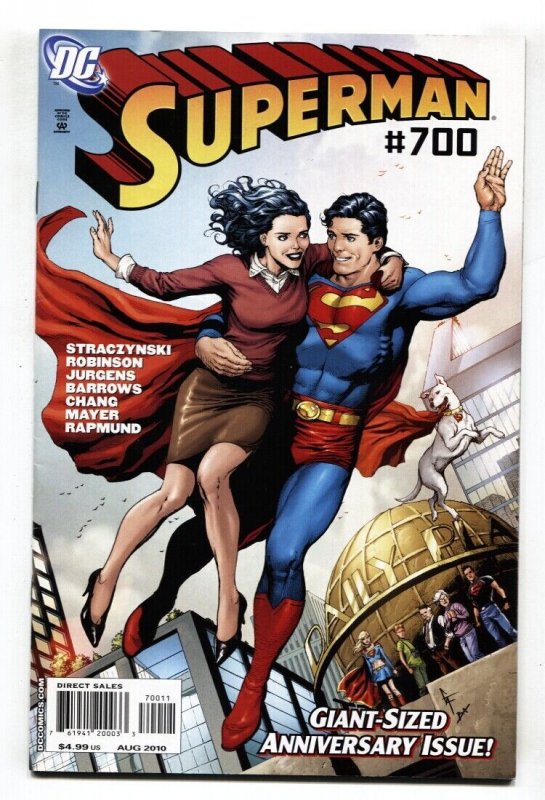Superman #700 (DC Comics), raw comic book in NM- condition — front cover
