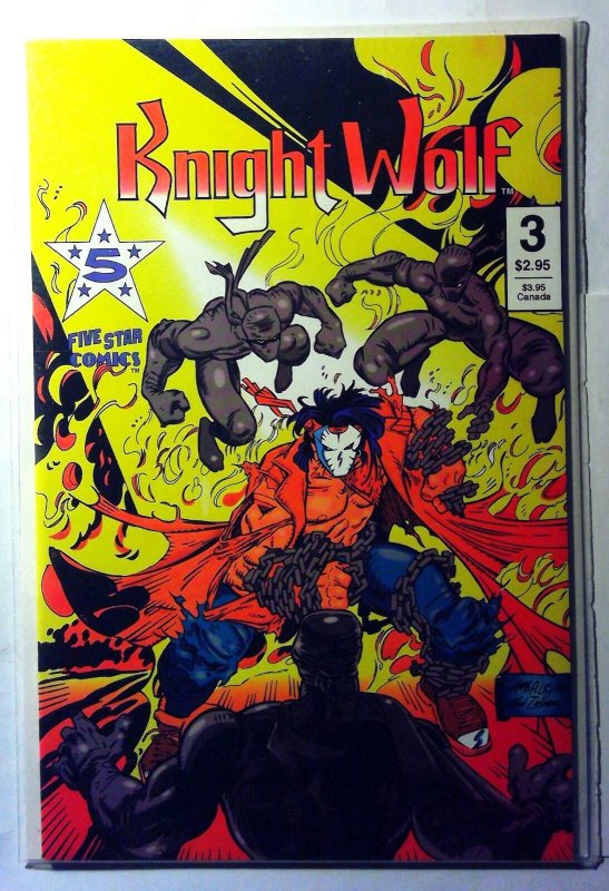 Knight Wolf #3 (1994), raw, ungraded comic book — front cover