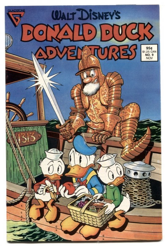 Walt Disney's Donald Duck Adventures #9 (1988), raw comic book in VF condition — front cover