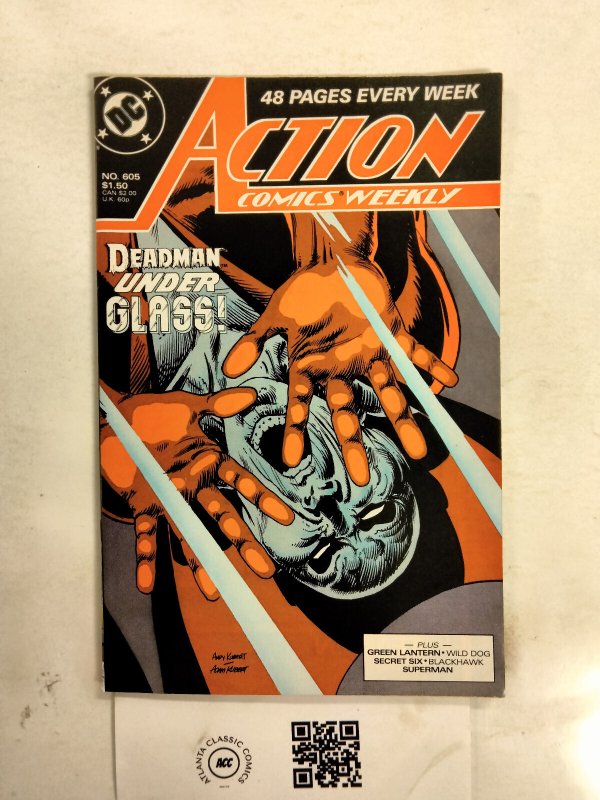 Action Comics Weekly #605 (DC Comics), raw comic book in NM condition — front cover