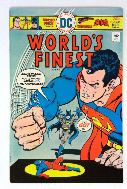 World's Finest Comics #236 (DC Comics, 1976), raw comic book in VF/NM condition — front cover