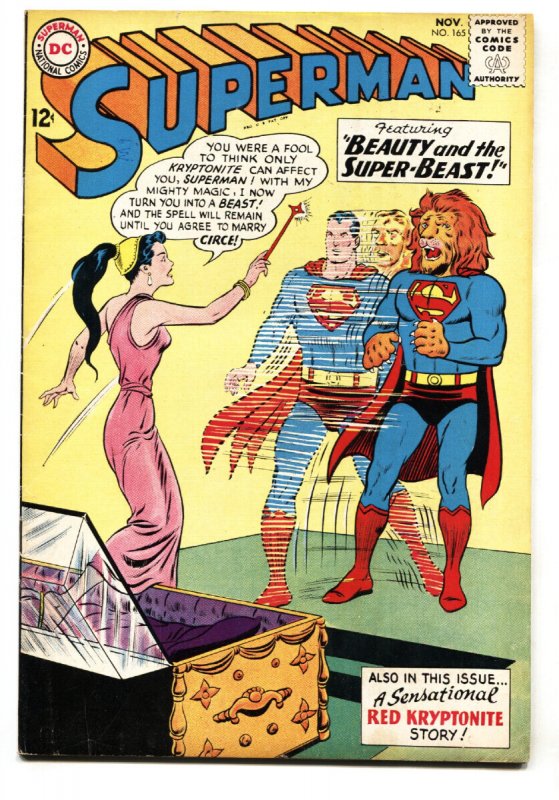 Superman #165 - 1963 - DC - FN - Comic Book (DC Comics, 1963), raw comic book in FN condition — front cover