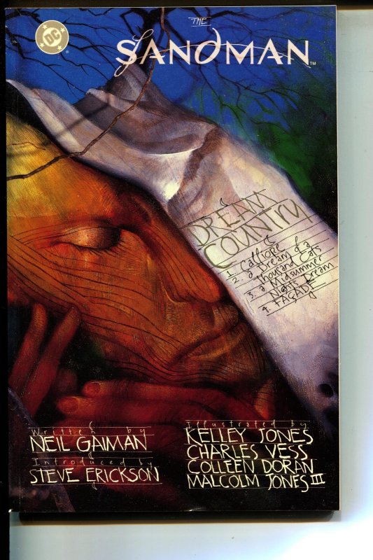 Sandman: Dream Country-Neil Gaiman-TPB-trade, raw, ungraded comic book — front cover