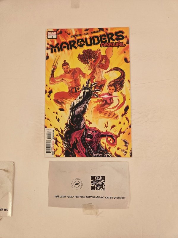 Marauders Annual #1 (Marvel Comics), raw comic book in NM condition — front cover