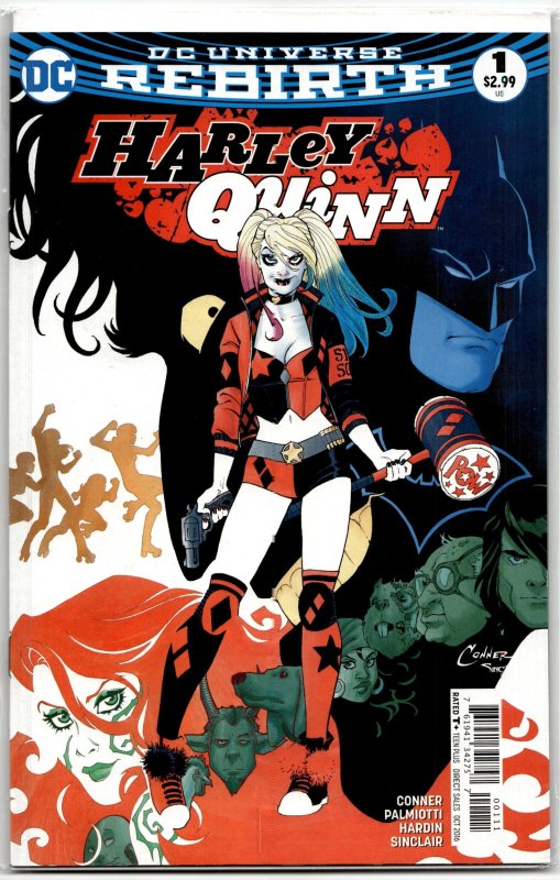 Harley Quinn #1 (DC Comics, 2016), raw, ungraded comic book — front cover