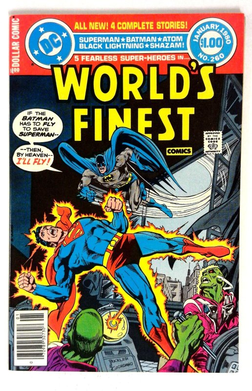 World's Finest #260 (DC Comics, 1980), raw comic book in NM- condition — front cover