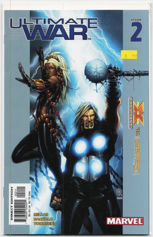 Ultimate War #2 (2003), raw, ungraded comic book — front cover
