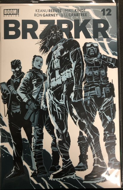 Brzrkr #12 (Boom! Studios, 2023), raw, ungraded comic book — front cover