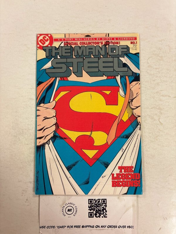 The Man of Steel #1 (DC Comics, 2018), raw comic book in NM condition — front cover