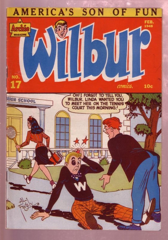 Wilbur #17 (1948), raw comic book in VF condition — front cover