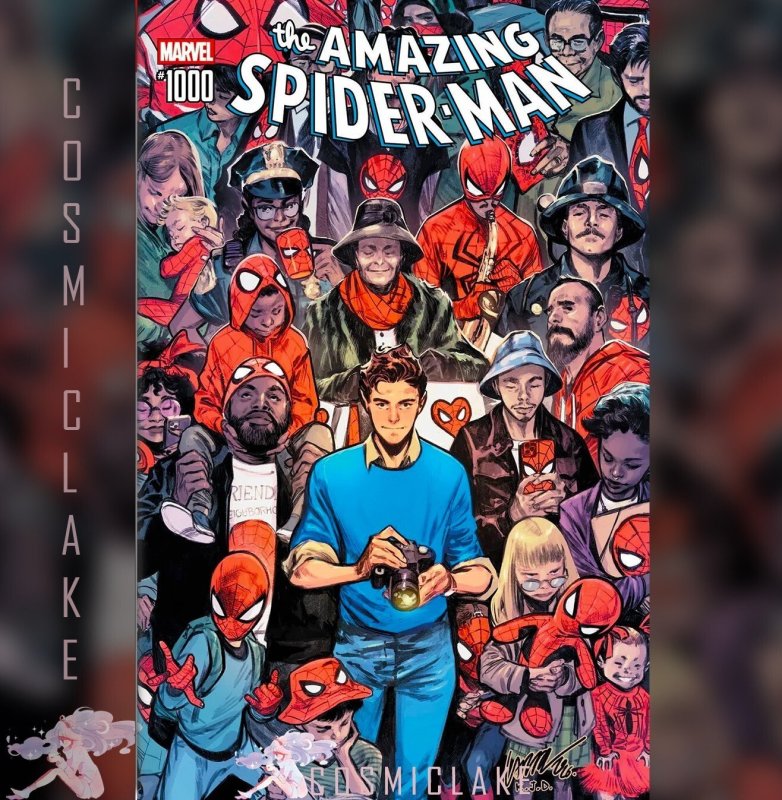 Amazing Spider-Man #1000 (Marvel Comics), raw, ungraded comic book — front cover