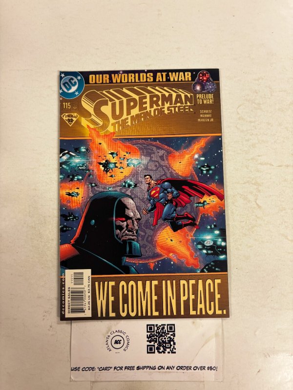 Superman the Man of Steel #115 (DC Comics, 2002), raw comic book in NM condition — front cover