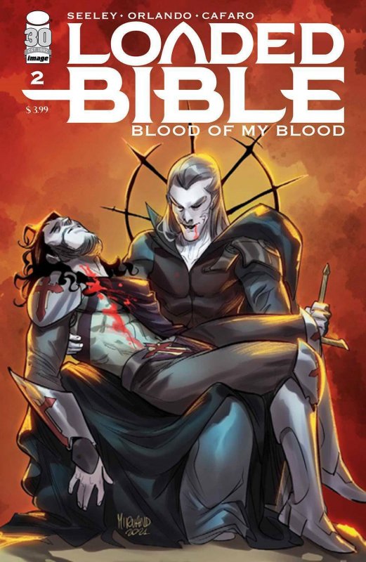 Loaded Bible Blood of my Blood #2 (Image Comics, 2022), raw, ungraded comic book — front cover