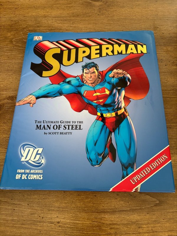 Superman Ultimate Guide to the Man of Steel Scott Beatty Hardcover DC #2, raw, ungraded comic book — front cover