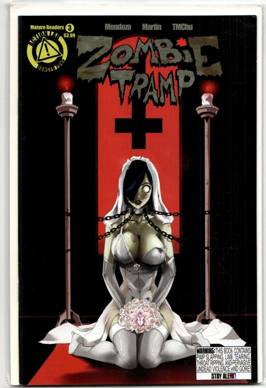 Zombie Tramp #3 (Action Lab Entertainment, 2014), raw, ungraded comic book — front cover