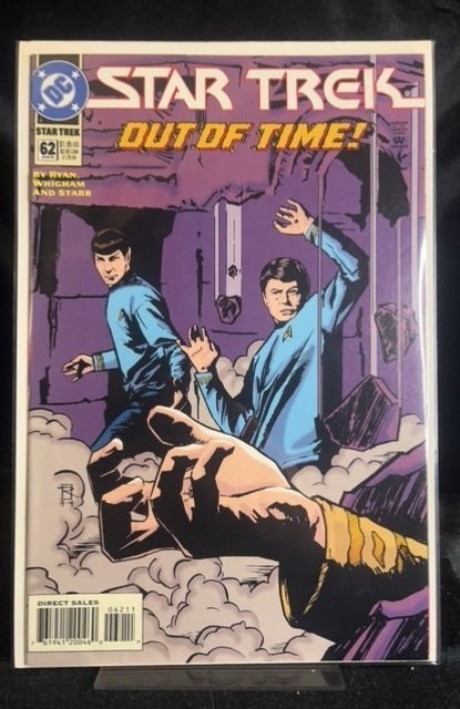 Star Trek #62 (DC Comics, 1994), raw, ungraded comic book — front cover