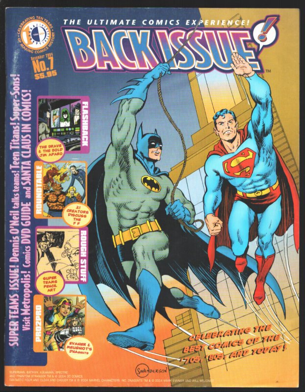 Back Issue! #7, raw, ungraded comic book — front cover