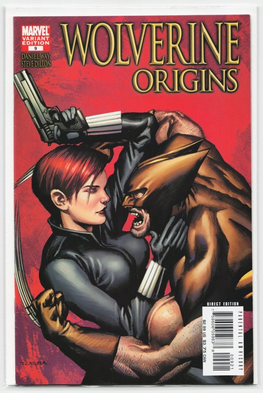 Wolverine: Origins #9 (Marvel Comics, 2007), raw, ungraded comic book — front cover