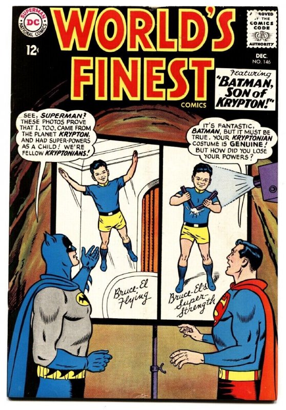 Worlds Finest #146 (DC Comics, 1964), raw, ungraded comic book — front cover