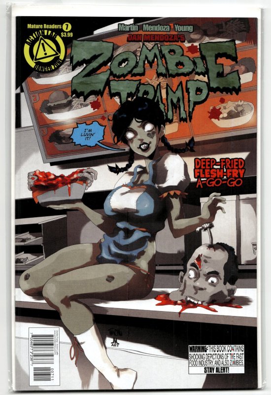 Zombie Tramp #7 (Action Lab Entertainment, 2015), raw, ungraded comic book — front cover
