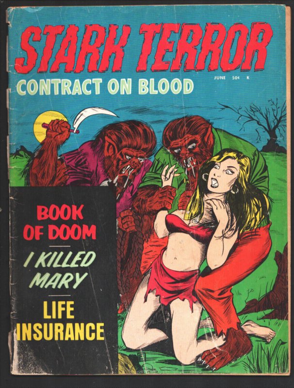Stark Terror #4 (1971), raw, ungraded comic book — front cover