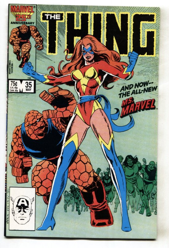 The Thing #35, raw comic book in VF condition — front cover