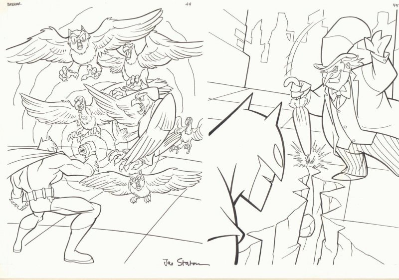 The Batman vs Penguin Coloring Activity Book pgs #44, raw, ungraded comic book — front cover
