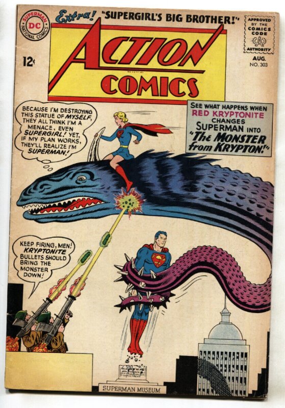 Action #303 (DC Comics), raw comic book in VG/FN condition — front cover