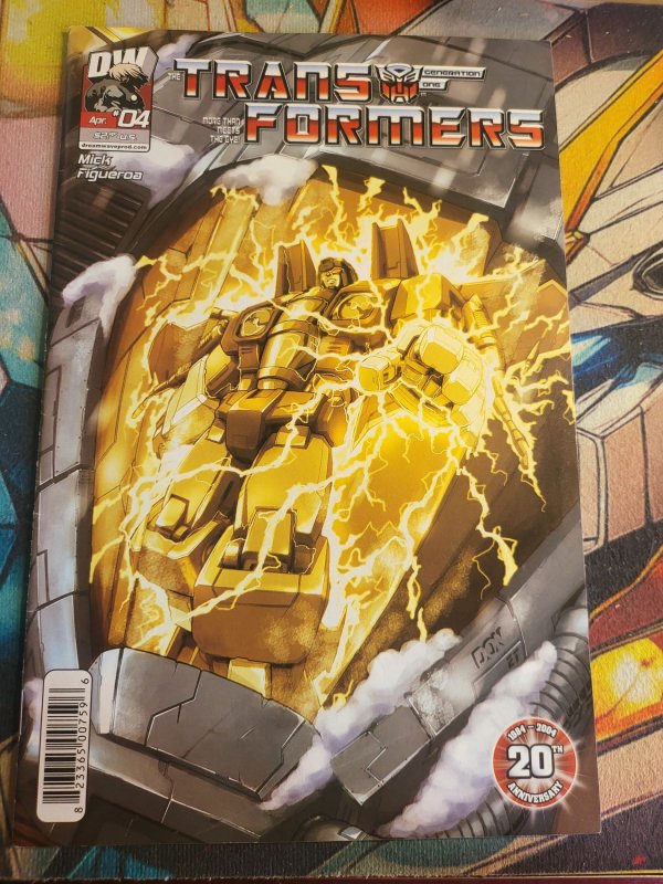 Transformers: Generation One #4 (2004), raw, ungraded comic book — front cover