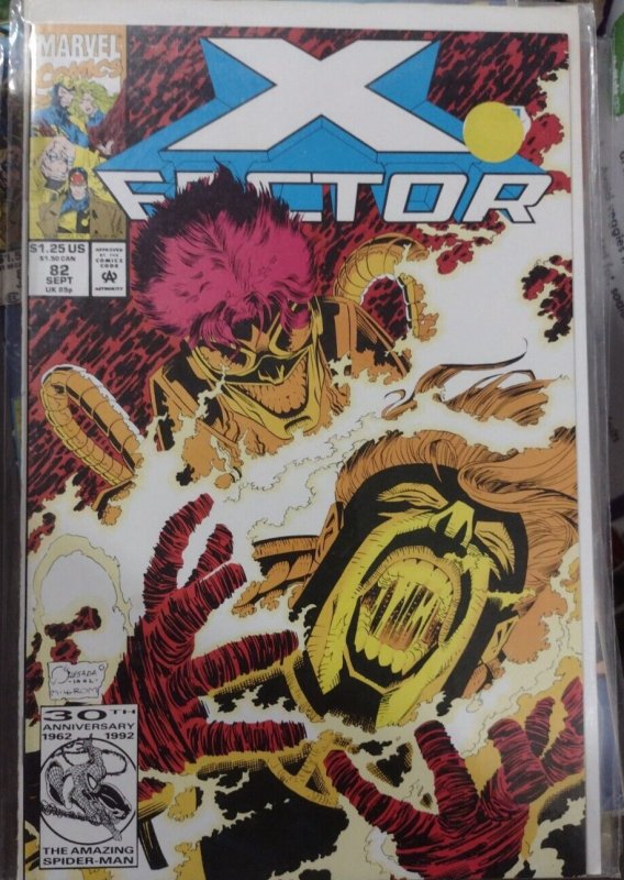 X-Factor #82 (Marvel Comics, 1992), raw, ungraded comic book — front cover