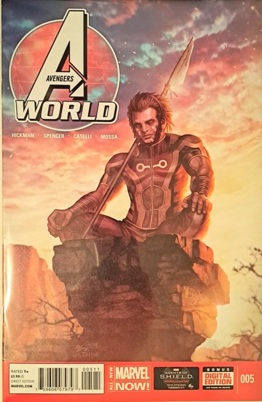Avengers World #5 (Marvel Comics, 2014), raw, ungraded comic book — front cover