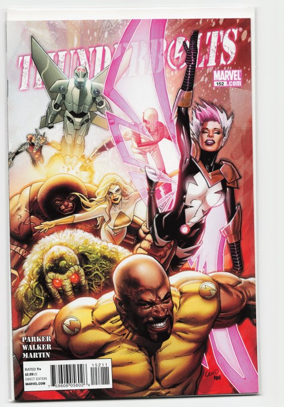Thunderbolts #152 (Marvel Comics, 2011), raw, ungraded comic book — front cover