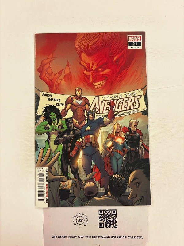 Avengers #21 (Marvel Comics), raw comic book in NM condition — front cover