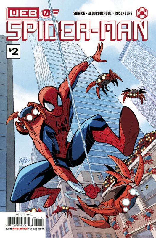 W.E.B. of Spider-Man #2 (2021), raw comic book in VF/NM condition — front cover
