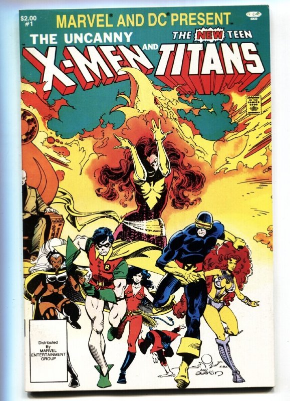 Marvel and DC Present #1 (1982), raw comic book in VF condition — front cover