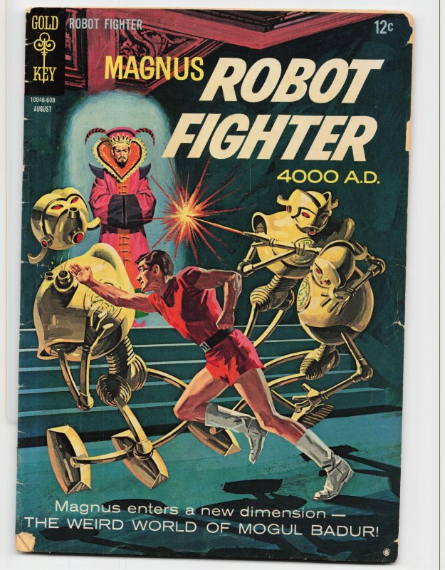 Magnus, Robot Fighter #15 (Gold Key, 1966), raw, ungraded comic book — front cover