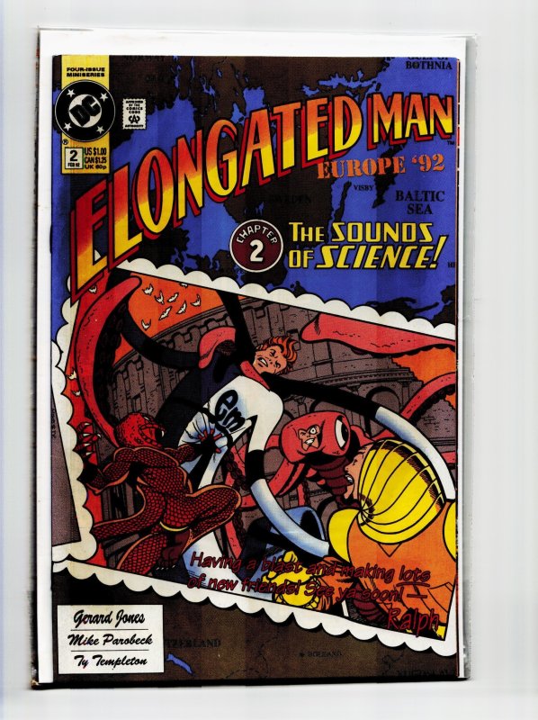 Elongated Man #2 (DC Comics, 1992), raw, ungraded comic book — front cover