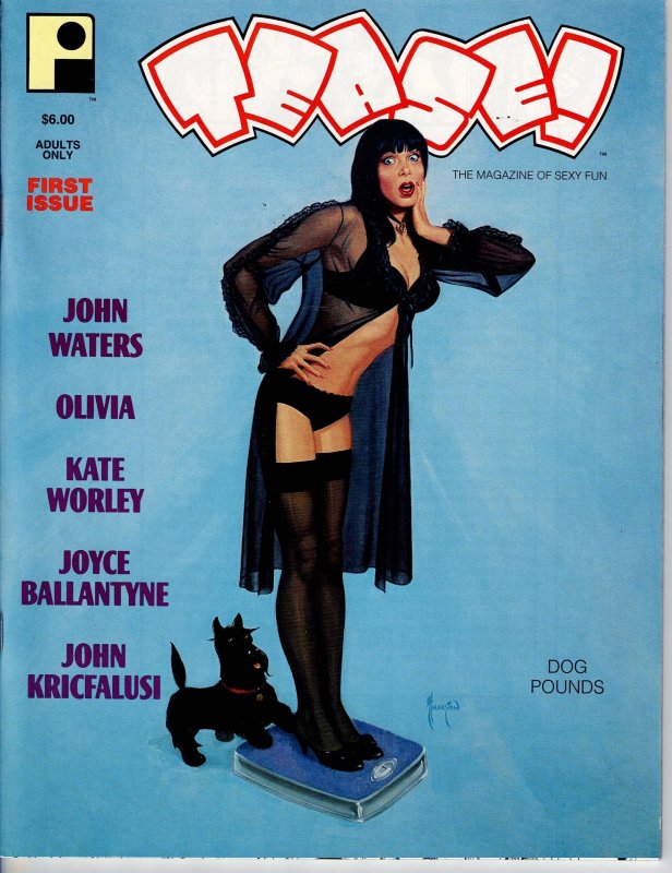 Tease! #1, raw, ungraded comic book — front cover