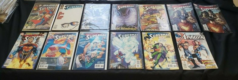 Superman 13pc (VF) the Death of Clark Kent, the Eclipsing of Lois Lane 1992-2007 (1992), raw comic book in VF condition — front cover