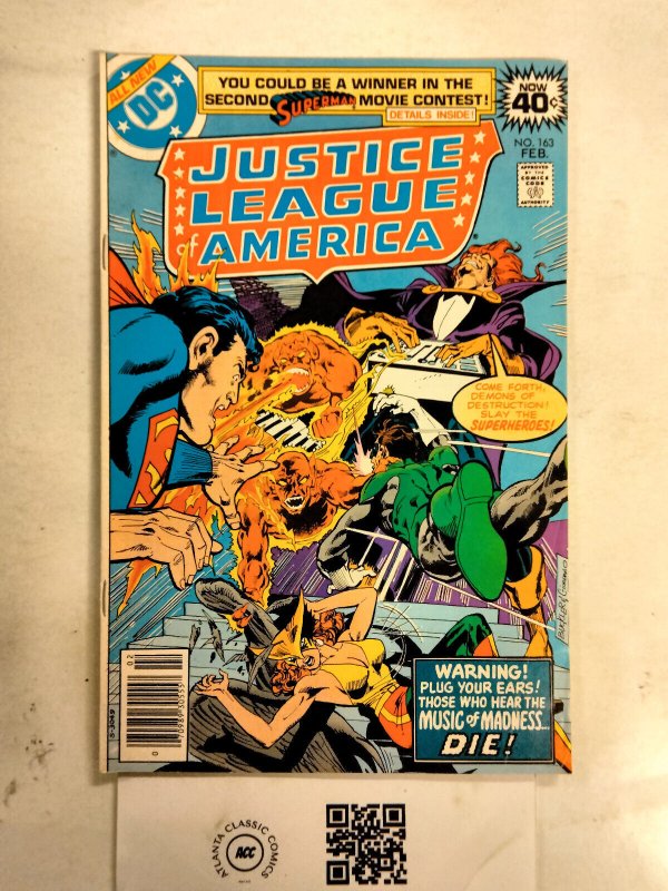 Justice League of America #163 (DC Comics), raw comic book in VF condition — front cover