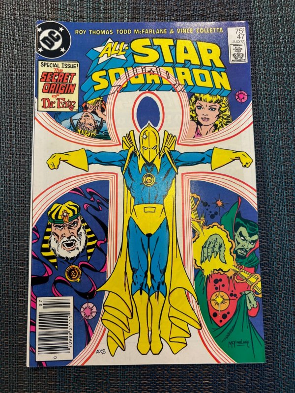 All-Star Squadron #47 (DC Comics, 1985), raw, ungraded comic book — front cover